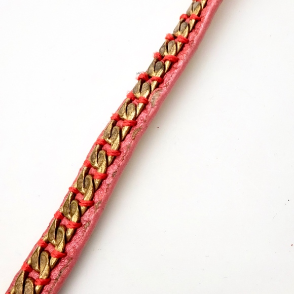 JUICY COUTURE LEATHER WRAP BRACELET CHOKER - Picture 8 of 8